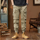 Stretch Casual Harem Pants For Men Cargo Pants Pleated Man Jogger Fashion Side Striped Ankle banded Pants Bottom Zipper Desinger 