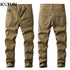 KSTUN Mens Casual Pants Slim Straight Stretch Fashion Basic Men's Trousers Khaki Streetwear Trendy Original Designer Large Size