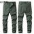 KSTUN Men Fashion Green Pants Straight Cut Men's Luxury Clothing Stretch Full Length Mens Trousers Gray Male Pants Large Size 40 