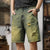 2024 Summer Denim Shorts Jeans Men Loose Fit Baggy Knee Length Pants Hip Hop Ripped Short Jeans Wide Leg Men's Shorts Vintage 