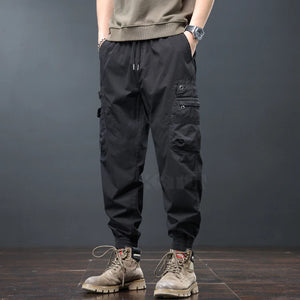 2024 Men Cargo Pants Loose Jogger Male Casual Harem Pants Sweatpants Tapered Ankle