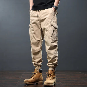 Mens Harem Pants Loose Joggers Men Cargo Pants Sweatpants Kahki Black Overalls Multi