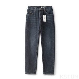 KSTUN Jeans Men Harem Pants Slim Fit Blue Stretch Casual Denim Pants Streetwear 2024 Spring And Autumn Men's Trousers Clothing 