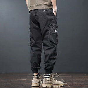 2024 Men Cargo Pants Loose Jogger Male Casual Harem Pants Sweatpants Tapered Ankle