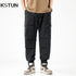 Streetwear Black Mens Harem Joggers Pants Men Cargo Pants 2024 Hip Hop Casual Pockets Sweatpants Male Fashion Trousers Outdoor