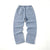 KSTUN Baggy Jeans Men Loose Fit Wide Leg Pants Casual Elastic Waist Boys Denim Pants Light Blue Men's Clothing pantalones hombre 