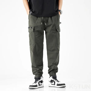 KSTUN Mens Harem Joggers Pants Men Cargo Pants 2024 Loose Casual Multi