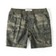 Men Summer Cargo Shorts Pants Elastic Waist Camouflage Shorts Multi