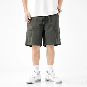 2024 Men's Shorts Pants Loose Wide Leg Multi