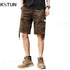 KSTUN 2024 Men Shorts Pants Stretch Cargo Shorts Elastic Waist Overalls Outdoor Beach Casual Shorts Men's Clothing Man New Kpop