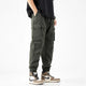 Mens Army Green Loose Pant Joggers Pants Men Cargo Pants Hip Hop Casual Multi