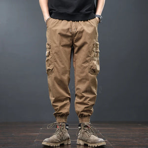 2024 Men Cargo Pants Loose Jogger Male Casual Harem Pants Sweatpants Tapered Ankle