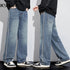 Baggy Jeans Men Wide Leg Pants Loose Fit Fashion Size Striped 2024 New Arrivals Men's Clothing Denim Trousers Streetwear Homme