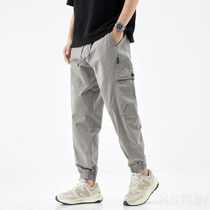 Men Cargo Pants Elastic Waist Loose Jogger Male Casual Harem Pants Sweatpants Hip Hop Sports Outdoor Trousers Multi