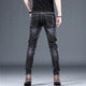 Skinny Jeans Men Black Stretch Male Denim Pants Streetwear Pencil Pants Boys Trousers Casual Men's Clothing Fashion Designer 