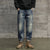 Hip Hop Jeans Men Harem Pants Loose Fit Distressed Baggy Pants Vintage Male Denim Trousers Men's Clothing Streetwear 2023 Autumn 