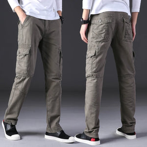 KSTUN Casual Cargo Pants Straight Cut 100% Cotton Multi