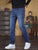 KSTUN Stretch Jeans For Men Blue Slim Straight Streetwear Casual Denim Pants High Quality Brand Men's Trousers Clothing 2025 New 