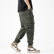 Mens Army Green Loose Pant Joggers Pants Men Cargo Pants Hip Hop Casual Multi