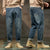 KSTUN Jeans Men Loose Fit Blue Baggy Jeans Fashion Spring And Autumn Wide Leg Pants Denim Trousers Men's Clothing Harem Pants 