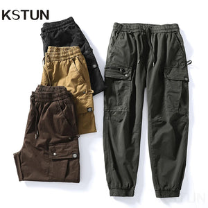 KSTUN Mens Harem Joggers Pants Men Cargo Pants 2024 Loose Casual Multi