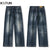 Baggy Jeans Men Denim Pants Wide Leg Trousers Male Loose Fit Casaul Stretch Mens Clothing Large Size 40 Streetwear 2024 Kpop 