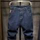 KSTUN Dark Blue Jeans Men Harem Pants Loose Fit Tapered 2024 Autumn Men's Trousers Streetwear Original Designer Oversized 42 