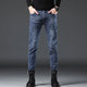 Men's Winter Jeans Warmer Thicken Jeans With Fleece Casual Denim Pants Blue Slim Skinny Trousers For Men Cowboys Mens Clothing 