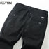 KSTUN Fashion Men Pants Stretch Black Pants Straight Fitness Business Casual Trendy Pockets Desinger Streetwear Men's Trousers