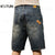 Men Summer Short Jeans Denim Shorts Loose Fit Wide Leg Baggy Jeans Knee Length Pants Casaul Large Size Oversized 42 Men's Shorts 