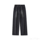 KSTUN Wide Leg Pants Men Baggy Jeans Loose Straight Elastic Waist Side Stripes Mens Desinger Clothing Denim Trousers Streetwear 