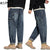 Baggy Jeans Men Harem Pants Loose Cargo Pants Streetwear Hip Hop Striped Patchwork Tapered High Quality Autumn Men's Trousers 