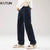 KSTUN Dark Blue Jeans Men Baggy Pants Wide Leg Straight Loose Fit Denim Pants Streetwear Men’s Clothing Trousers Solid Cowboys 