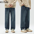 Baggy Jeans Men Straight Loose Pants Wide Leg Jean Retro Bue Streetwear Men's Clothing Full Length Trousers Denim Pants 2024 New