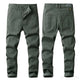 KSTUN Men's Luxury Clothing Men Gray Pants Stretch Streetwear Straight Cut Mens Clothing Business Casual Pants Trendy Oversized