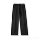 KSTUN Wide Leg Men Jeans Black Stretch Baggy Pants Loose Fit Casaul Men's Trousers Straight 2024 New Kpop Large Size 40 Cowboys 