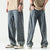 Baggy Jeans Men Wide Leg Pants Oversize Jeans Loose Fit Streetwear Vintage Clothes Denim Pants 2024 Summer Thin Men's Trousers 