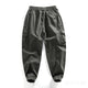 Men Cargo Pants Elastic Waist Loose Jogger Male Casual Harem Pants Sweatpants Tapered Sports Outdoor Trousers Fashion Pockets 