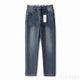 KSTUN Blue Jeans Men Stretch Male Denim Pants Casual Slim Straight High Quality Brand 2024 Newly Men's Clothing Long Trousers 