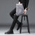 KSTUN Winter Black Jeans Men Warm Jeans Stretch Thicken Fleece Denim Pants Skinny Men's Trousers Fashion Desinger Mens Clothing 