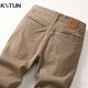 KSTUN Casual Pants For Men Stretch Straight Business Pants Daily Men's Trousers Mens Clothing Trendy Oversized  2025 Spring New 