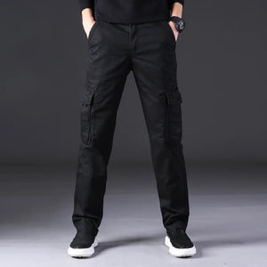 KSTUN Casual Cargo Pants Straight Cut 100% Cotton Multi