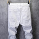 KSTUN White Jeans Men Skinny Fit Stretch Streetwear Denim Pants Men's Trousers Pencil Pants Boys Cowboys 2024 Trendy Fashion 