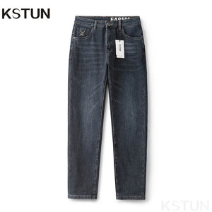 KSTUN Jeans Men Harem Pants Slim Fit Blue Stretch Casual Denim Pants Streetwear 2024 Spring And Autumn Men's Trousers Clothing 