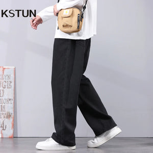 Black Jeans Men Loose Fit Baggy Pants Wide Leg Streetwear Hiphop Male Denim Pants Mens Clothes Long Trousers 2022 New Arrival 