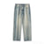 Mens Baggy Pants Wide Leg Jeans For Men Loose Straight Vintage Men's Trousers Clothing Streetwear 2024 New Kpop Casual Cowboy 