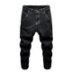 Black Jeans For Men Loose Fit Stretch Baggy Wide Leg Casual Denim Trousers Oversized Streetwear Jean Homme Fashionable Cowboys
