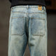 KSTUN Jeans For Men Baggy Pants Loose Fit Retro Blue Harem Pants Vintage Clothes Men Large Size Male Denim Trousers Oversized 42