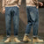 KSTUN Jeans Men Loose Fit Blue Baggy Jeans Fashion Spring And Autumn Wide Leg Pants Denim Trousers Men's Clothing Harem Pants